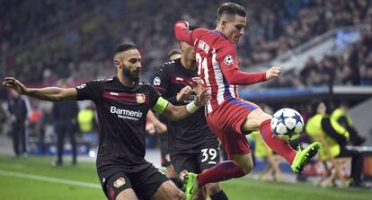 Gameiro, durante el partido.