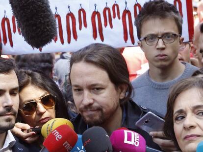 El secretario general de Podemos, Pablo Iglesias.