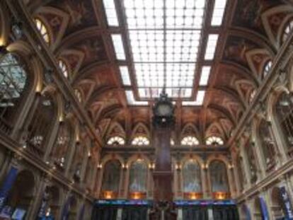 Vista del Palacio de la Bolsa de Madrid