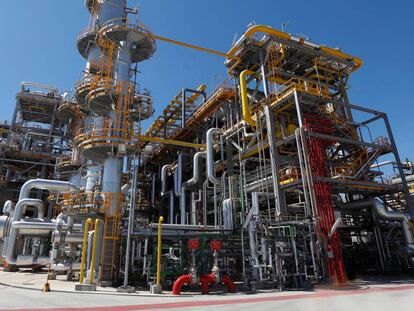 Las nuevas instalaciones de la planta química de Cepsa en San Roque (Cádiz).  