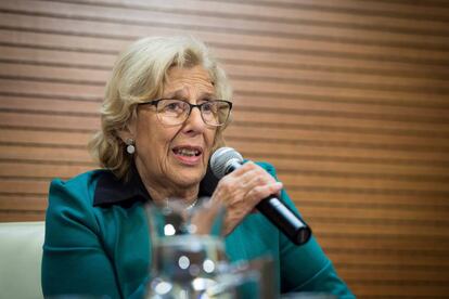 La alcaldesa de Madrid, Manuela Carmena