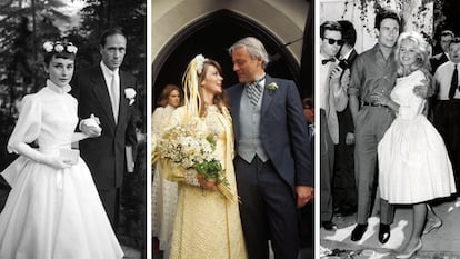 Varios vestidos de novia