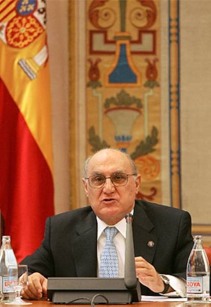 Francisco Hernando, durante su comparecencia de ayer en el Congreso.