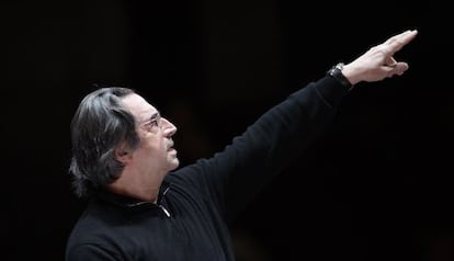 Riccardo Muti, en una actuación en el Teatro Real de Madrid el pasado año.