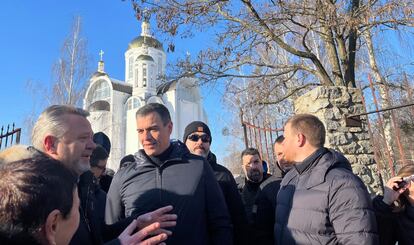 Pedro Sanchez visita Ucrania