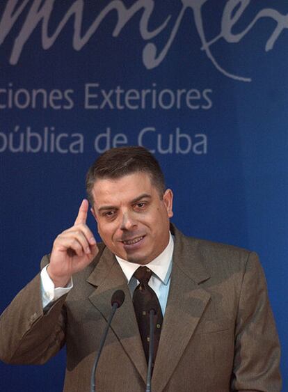 Felipe Pérez Roque, ministro de Asuntos Exteriores de Cuba.