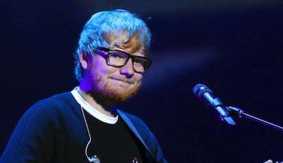 Ed Sheeran, en una actuación en septiembre de 2018 en Nueva York.