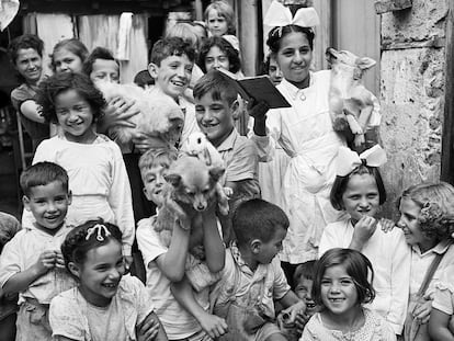 Foto para a reportagem “Santo Amaro, refúgio de paulistanos”, em 1948.