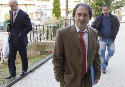 Julio Alén, en 2011 cuando fue juzgado por un altercado con la Guardia Civil.
