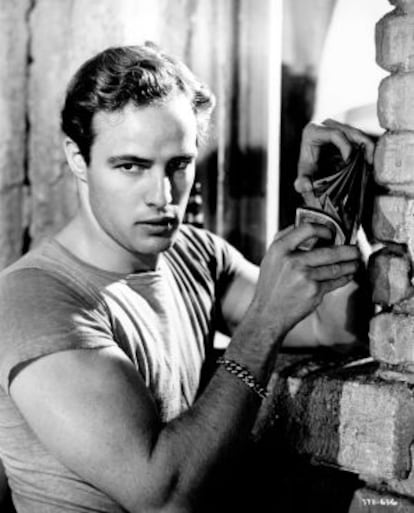 Marlon Brando, en la película de Elia Kazan 'Un tranvía llamado deseo'.