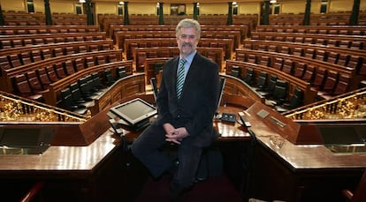 Manuel Marín, en el Congreso de los Diputados en 2007.