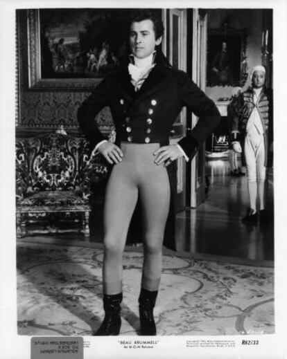 Stewart Granger en la película 'Beau Brummell' de 1954.