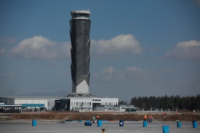 Torre de control del aeropuerto Felipe Ángeles (AIFA)