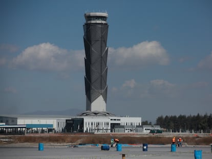 Torre de control del aeropuerto Felipe Ángeles (AIFA)