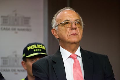 El ministro de Defensa de Colombia, Iván Velásquez.