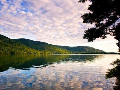 Panorámica del Lake George, en el Estado de Nueva York.