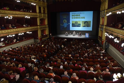 El paleoantropólogo Juan Luis Arsuaga y la psiquiatra Verónica O'Keane debaten desde Valladolid en el VII Foro de la Cultura 2024.  