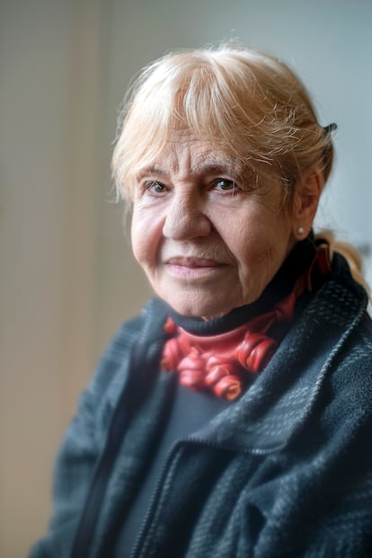 Eva Lootz, en su casa de Robledo de Chavela (Madrid).