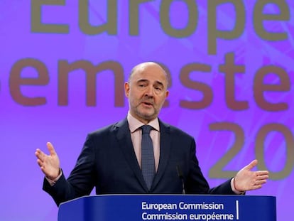 El comisario europeo de Econom&iacute;a, Pierre Moscovici.
 