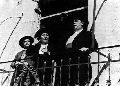 Pepe Isbert y Manolo Morán en 'Bienvenido Mr. Marshall'