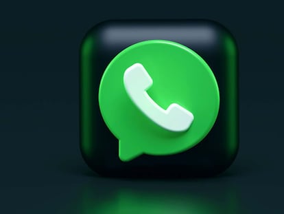 Logotipo de WhatsApp dentro de un cuadrado
