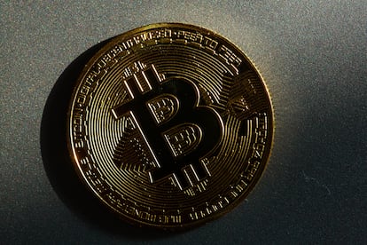 Representación del bitcoin.