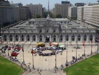 Vista general del Palacio de La Moneda en Santiago de Chile. EFE/Archivo