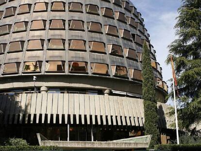 Fachada del edificio del Tribunal Constitucional.