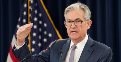 El presidente de la Reserva Federal, Jerome Powell, el pasado 9 de marzo.