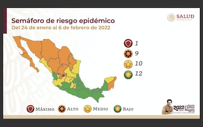 Semáforo México riesgo coronavirus