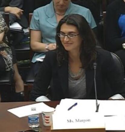 Sarah Margon, en el Capitolio.