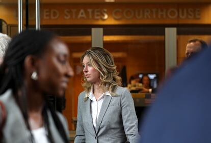 Elizabeth Holmes at the U.S. Federal Court in San Jose, on June 28, 2019.