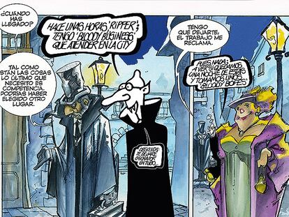 Una de las páginas de 'Drácula', que se publica el próximo 1 de diciembre.