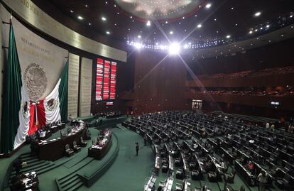 La Cámara de Diputados de México, en una sesión en septiembre.
