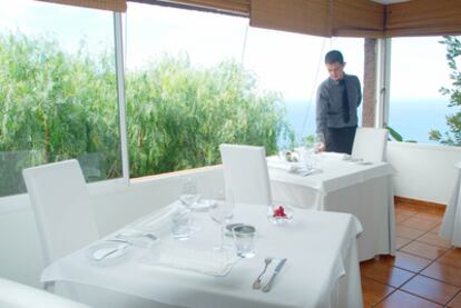 Comedor del restaurante Amaranto, en Tenerife