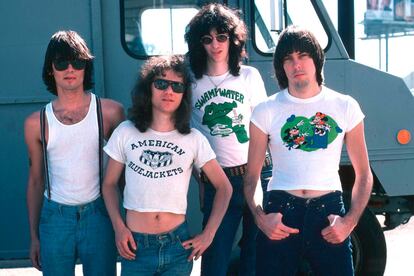 Una imagen de The Ramones a finales de los 70.