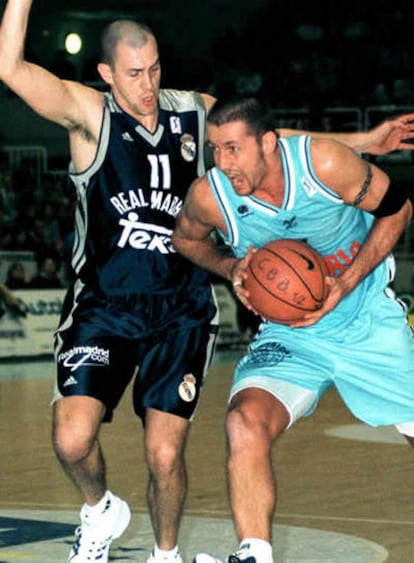 Imagen de archivo de Sergio Luyk Torres , ex baloncestista de Real Madrid, Fórum y Breogán