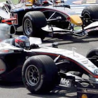 Pilotos disputando un Gran Premio de Fórmula 1