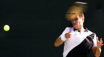 Tommy Robredo, en el partido ante Melzer.