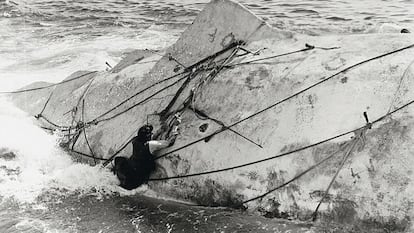 Escena de la película Moby Dick, de 1956, dirigida por John Huston.
