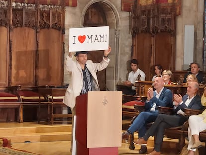 Juli Capella recuerda a su madre en el acto de Ramblistas de Honor