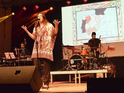 La cantante Lydia Mart&iacute;n en &#039;Dama, dama&#039;, el tributo a Cecilia.