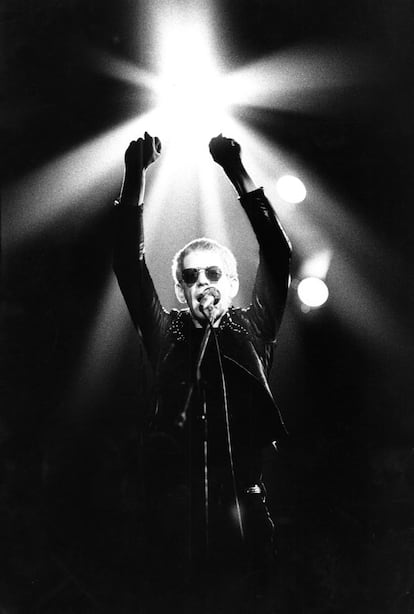 Lou Reed en Amsterdam en mayo de 1974.