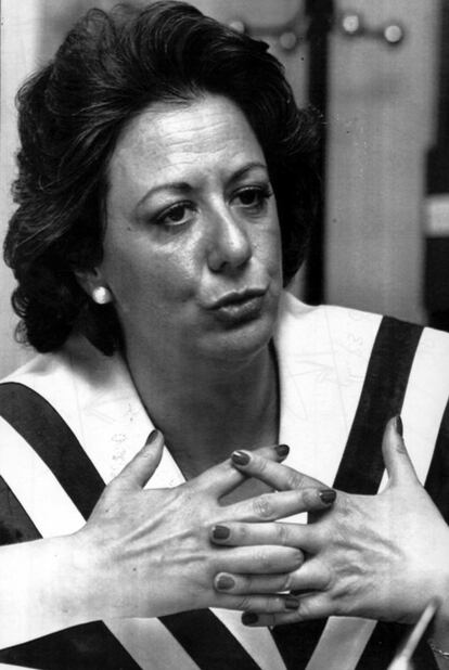 Rita Barberá en 1991.