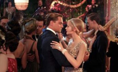 Leonardo DiCaprio y Carey Mulligan, en 'El gran Gatsby' (2013).