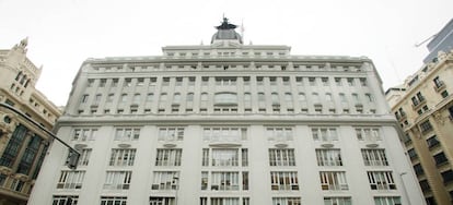 Sede de la Cadena Ser en el histórico edificio de Gran Vía 32.