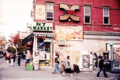 Transeuntes en Bedford Avenue, en Williamsburg.