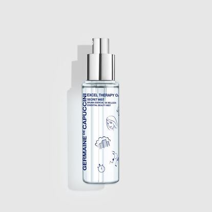 Hidratante, refrescante y con un triple blindaje anti-contaminación que además sirve también para fijar el maquillaje. Todo esto aporta la bruma Secret Therapy O2 Secret Mist de Germaine de Capuccini.