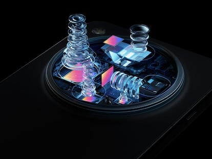 Interior de la cámara trasera del OPPO Find X8 Ultra