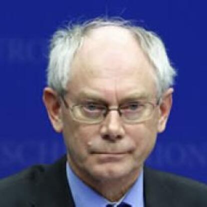 El presidente del Consejo Europeo, el belga Herman Van Rompuy